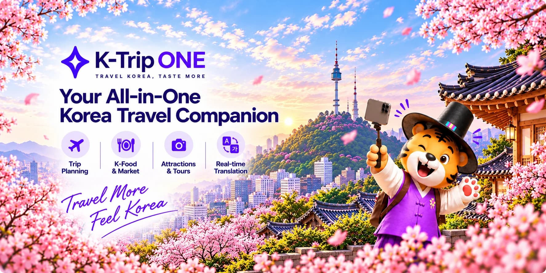 K-Trip ONE — Your All-in-One Korea Travel Companion